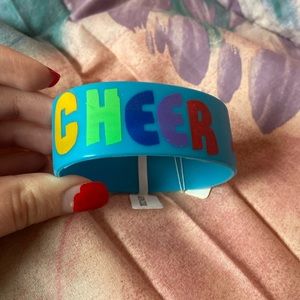 “CHEER” Rubber Bracelet